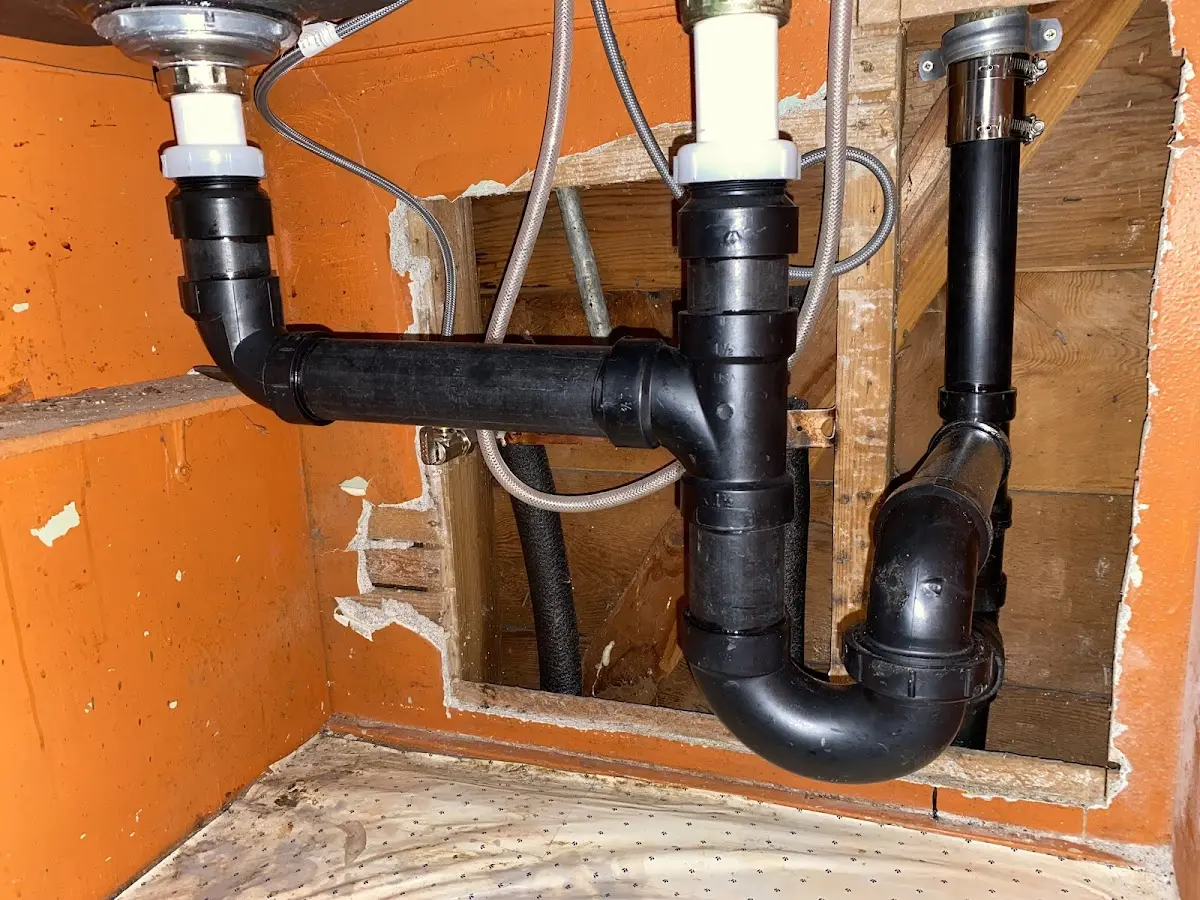 Professional Repiping Services equipment and tools on the job in Nassau